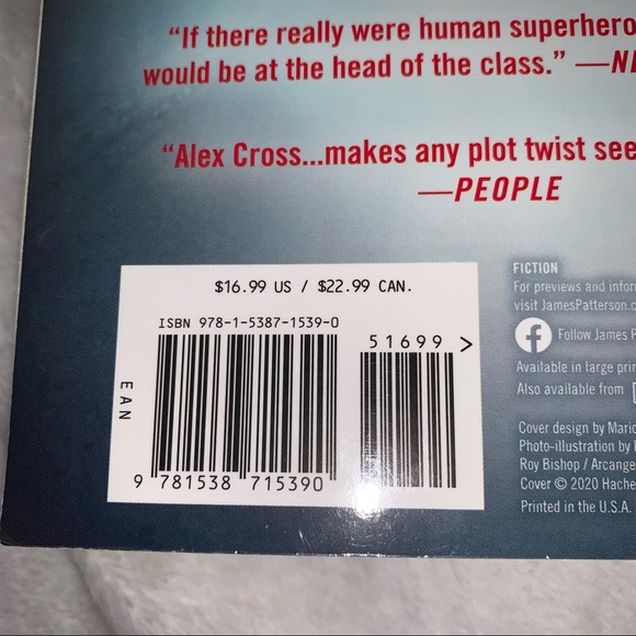 Criss Cross a thriller by James Patterson paperback - Picture 8 of 12